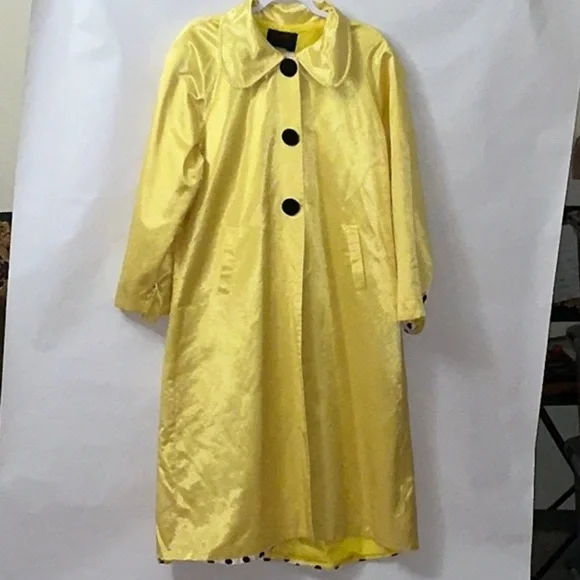Ashro Long Yellow Jacket, Size 16 - Picture 3 of 11
